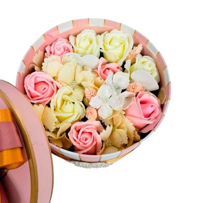 Caixa de Rosas de Sabão